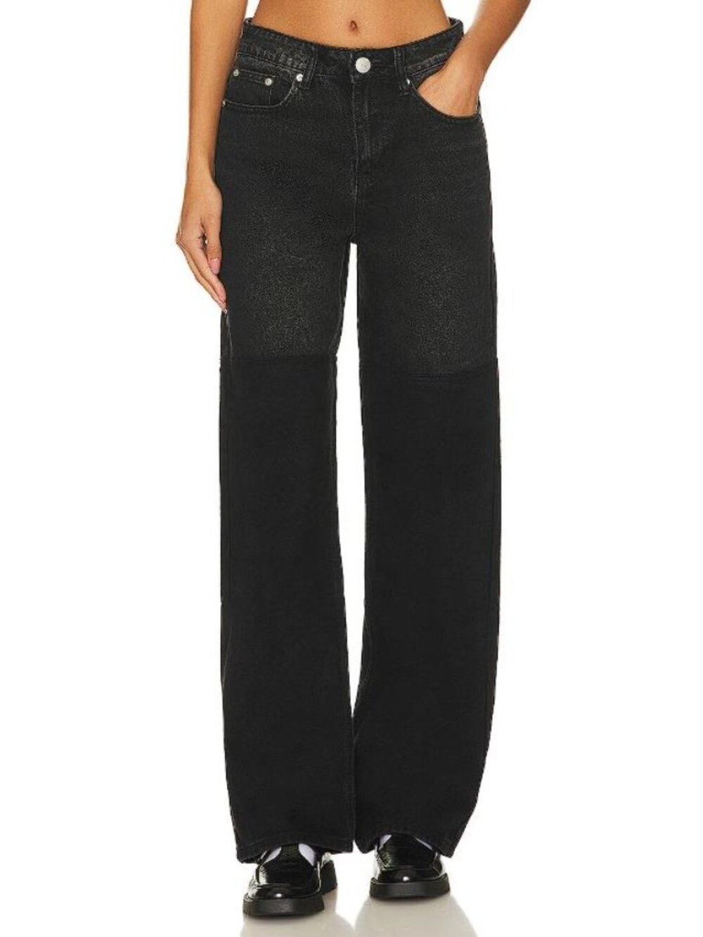 SUPERDOWN Women's Kenny Contrast Jean Size 25 In Grey